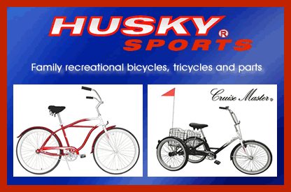 family recreational bicycles, tricycles and parts