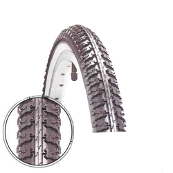 CST Bicycle Tire 24 x 1.75 C-1446 Black w/White Wall